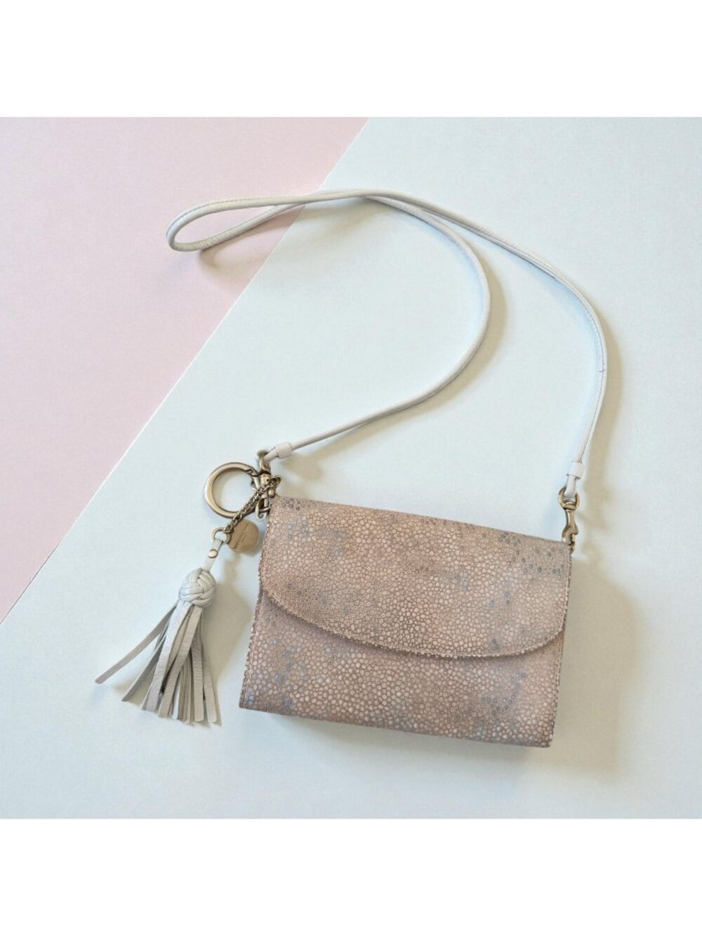 KATHERINE KWEI New York Ombre Leather Crossbody Bag